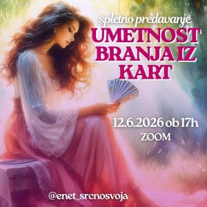 spletno predavanje umetnost branja iz kart